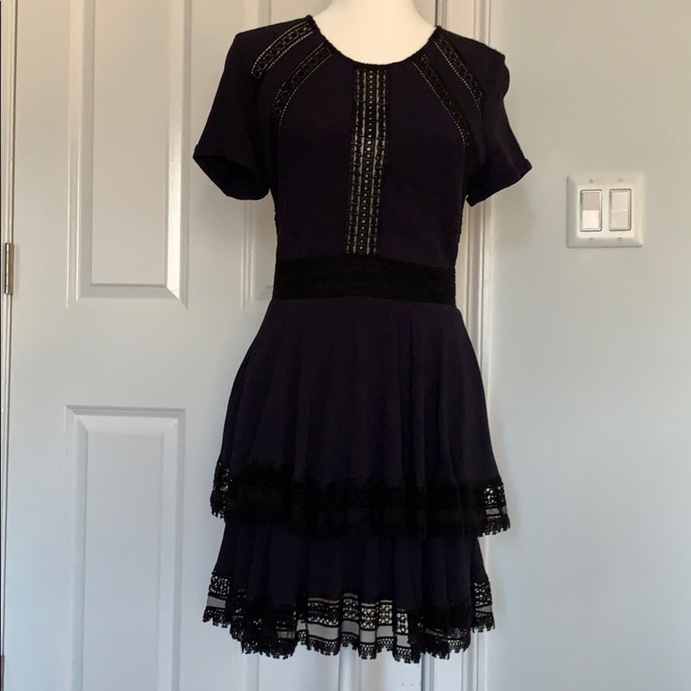 Maje Mini Navy Dress